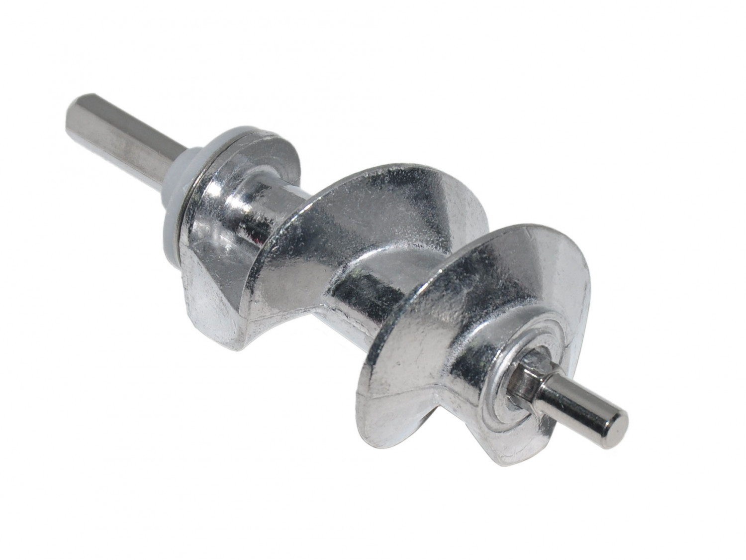 Шнек мясорубки Moulinex L115мм,, d35мм, шток 24мм, 6-гранник 8*8мм, короткий (металл)  SS-989843