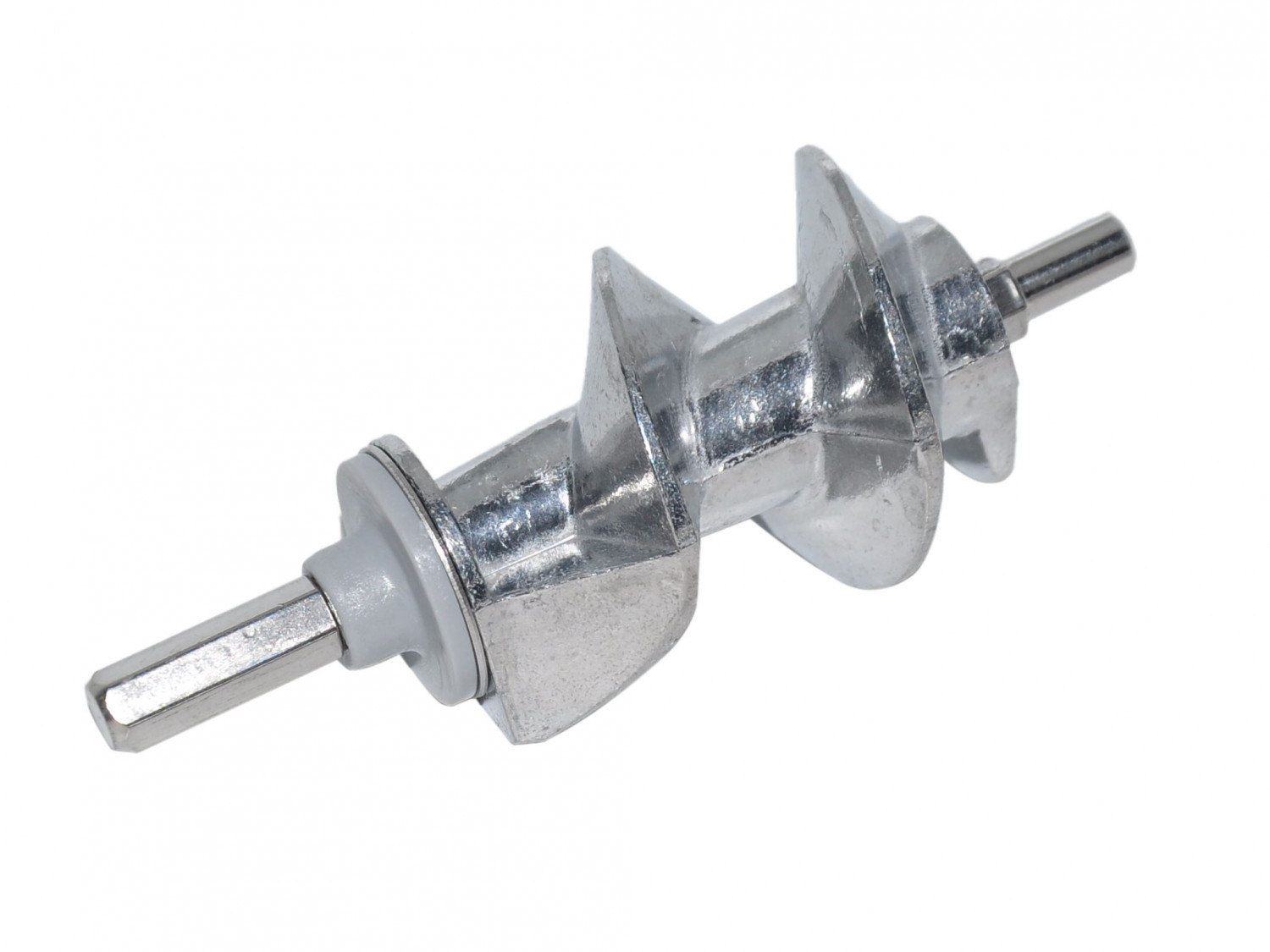 Шнек мясорубки Moulinex L115мм,, d35мм, шток 24мм, 6-гранник 8*8мм, короткий (металл)  SS-989843