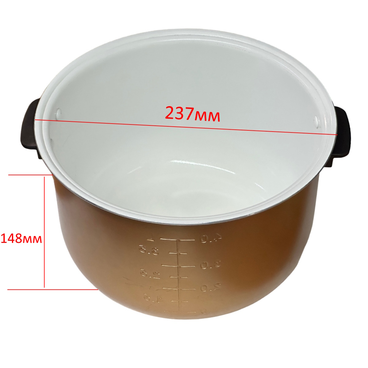 Чаша мультиварки Polaris D237мм H148мм P005599