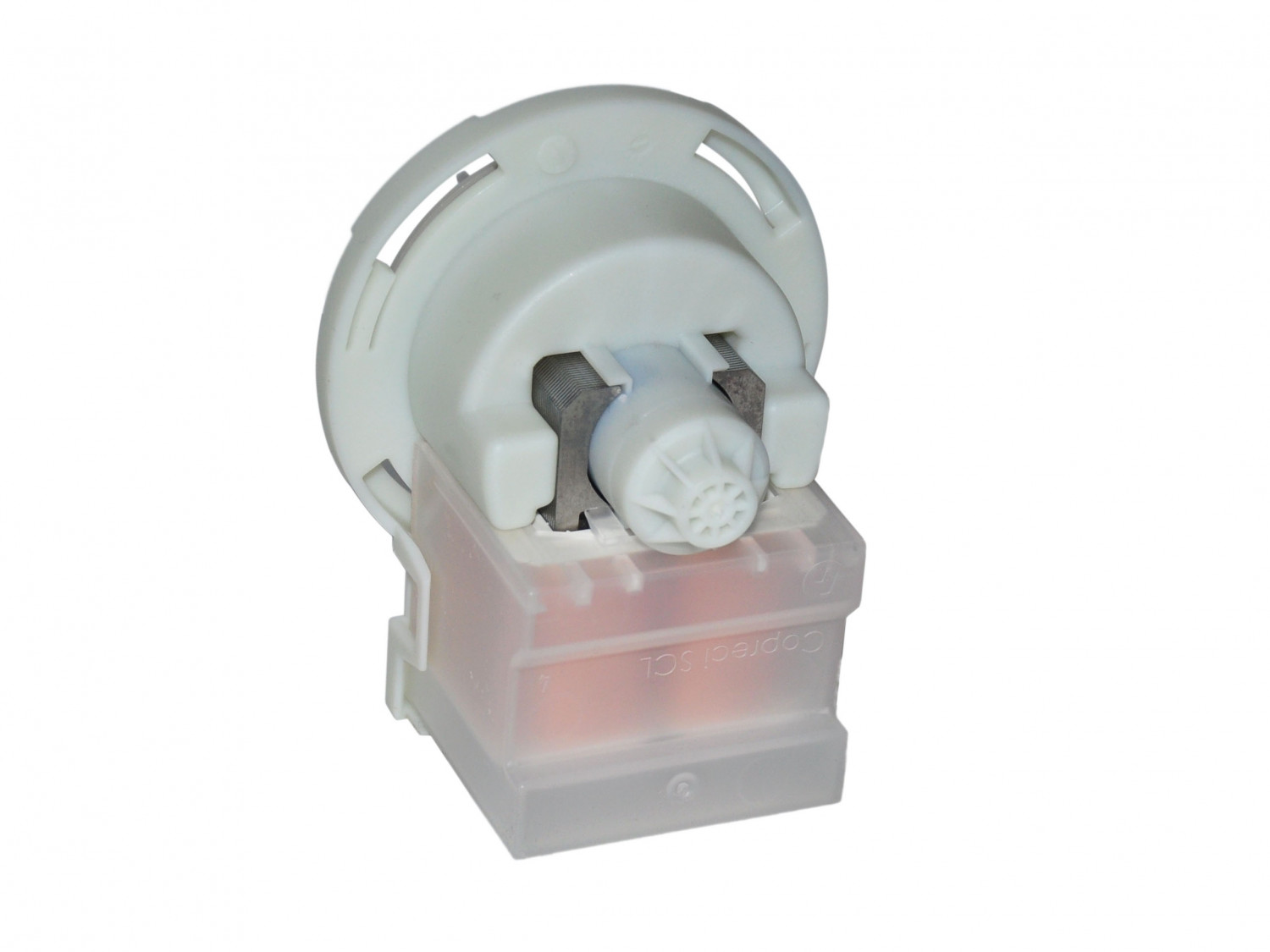 Двигатель сливного насоса (4 защелки, клеммы вперед, 30W, Copreci) Bosch KEBS111/093