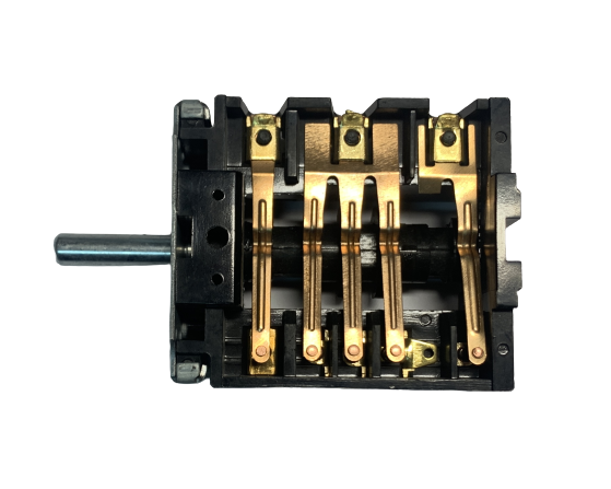 Переключатель духовки Candy, Whirlpool, Zanussi, Korting, EGO 46.25866.560, 5(4+0) поз., шток L23мм