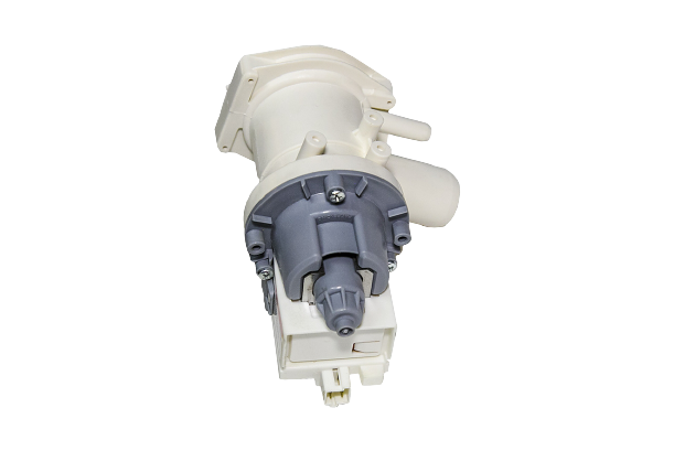 Насос сливной в сборе с улиткой стиральной машины Bosch, Siemens 3 винта, фишка назад 00144487