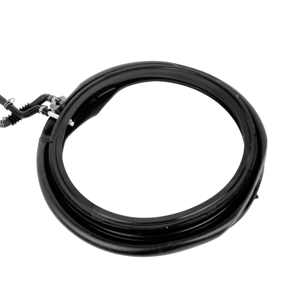 Манжета люка стиральной машины Haier, черная, D430мм 0020301453JA  (2 отвода), оригинал