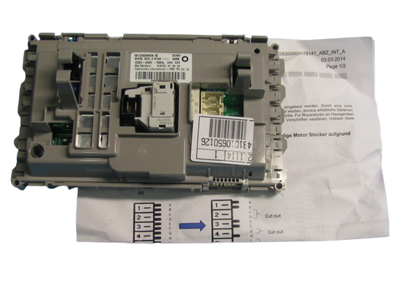 Электронный модуль управления стиральной машины Whirlpool 481010650126 Gorenje 483194