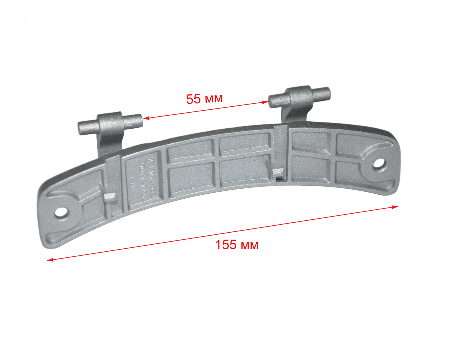 Петля люка стиральной машины Бирюса, Weissgauff, Midea, Hansa, Gorenje, 154/135/28 мм, 1388000301-09