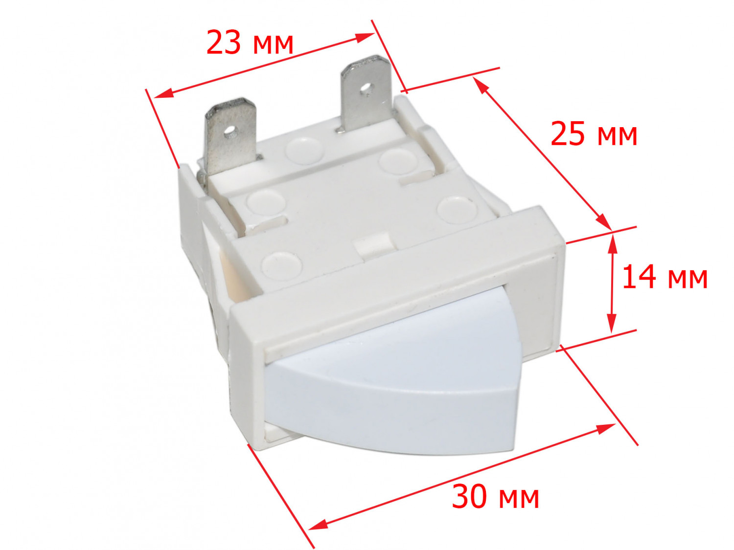 Кнопка ВОК холодильника Атлант, Indesit, Bosch ВК70-2 (0,25A/250v)