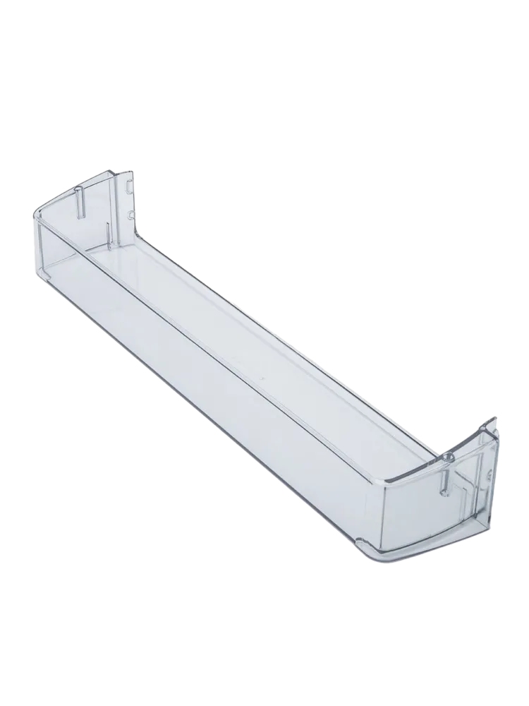 Полка балкон двери (нижняя) холодильника Атлант, Минск 60 серии 488х100х70мм (прозрачн) 301543105802