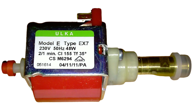 Насос Ulka 48W (2/1) 7bar 1000cc/min  ЕХ7 (латунь)