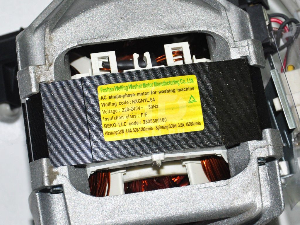 Двигатель стиральной машины Beko Slim, Welling 2835380100, 2830670100, 2842440200