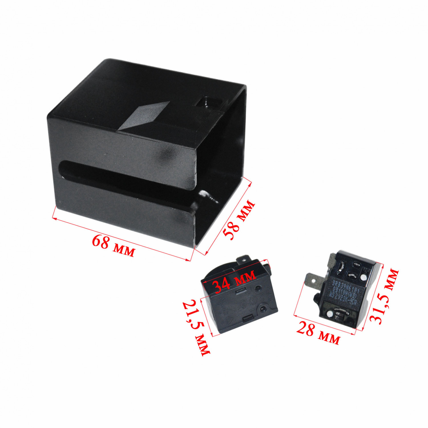 Реле пускозащитное DRB39N61A1 для компрессора Wansheng  QD110H, WS103H