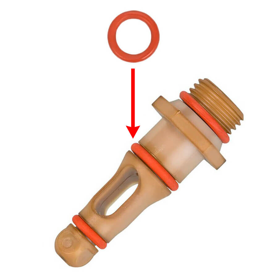 Уплотнитель штуцера кофемашины Delonghi, Saeco, Philips, Gaggia, Krups D13x9мм 996530059399