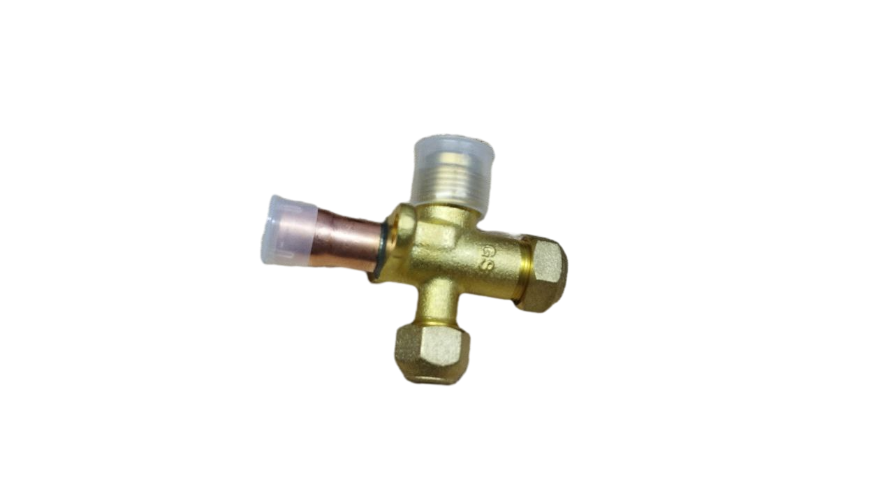 Вентиль кондиционера 1/2" 3х проходной Haier A0010705989B (R410/ R32)