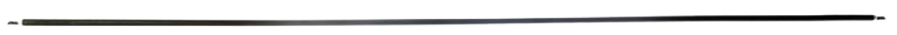 ТЭН 1200W гибкий, сухой нержавейка D8,0мм L1100мм 220V контакты под винт, для тепловых пушек, завес