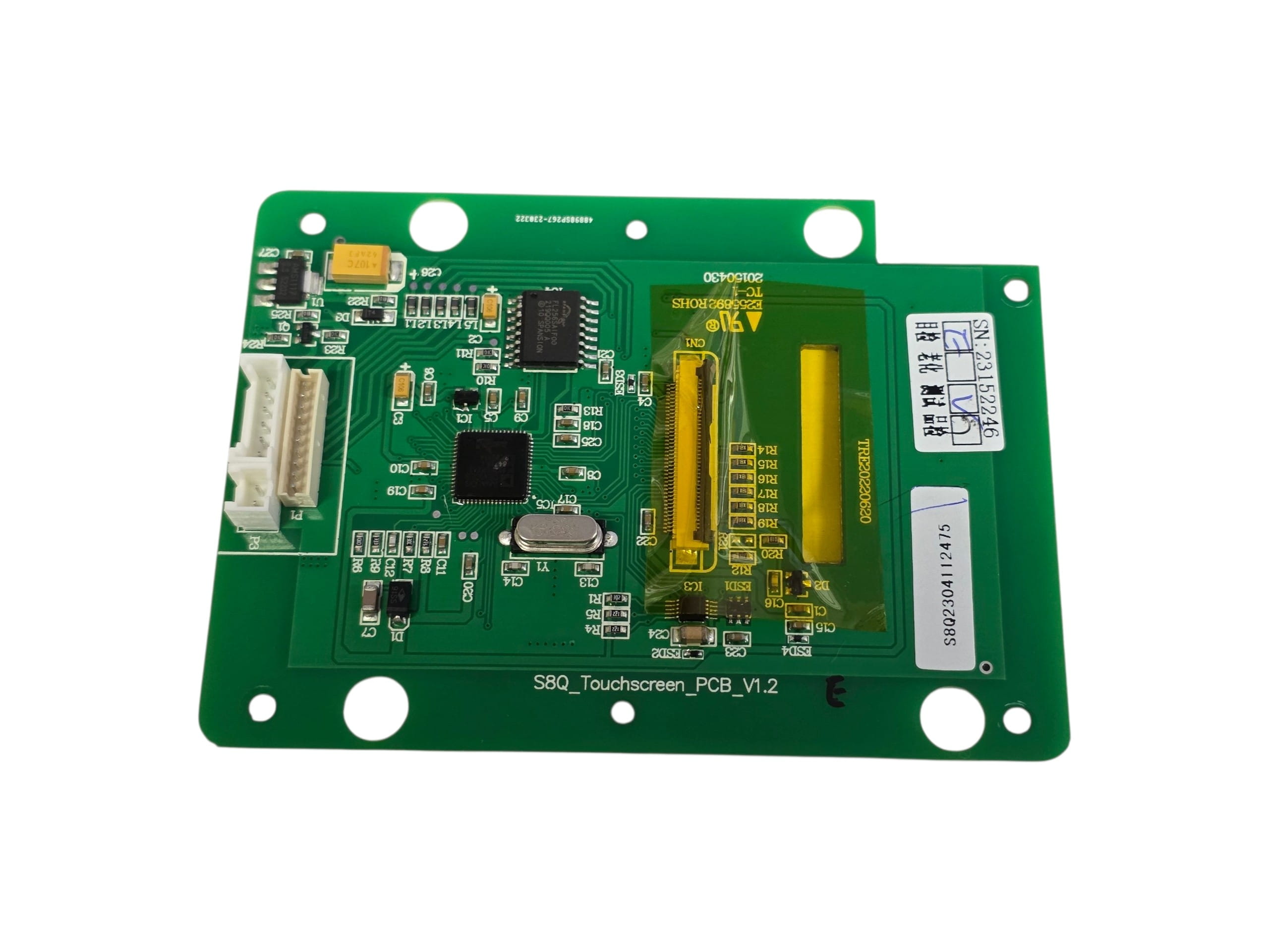 Плата дисплея (прошивка ver.2) кофемашины Polaris PACM 2060AC, оригинал