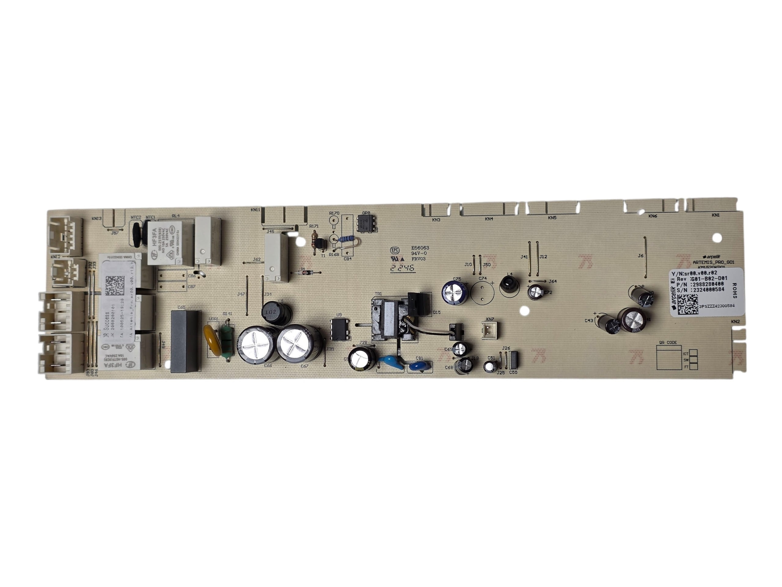 Электронный модуль сушильной машины Beko, Grundig 2988280101, оригинал