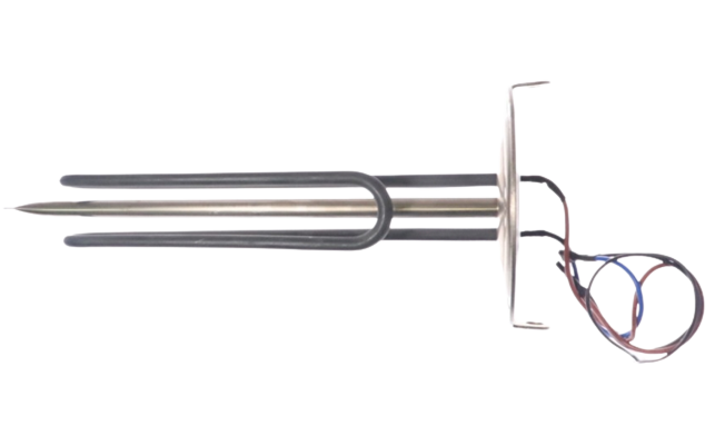 ТЭН водонагревателя Haier 2000W D135мм L256мм 220V, клеммы под разъем, 0040400785