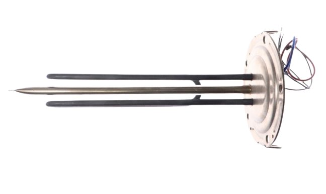 ТЭН водонагревателя Haier 2000W D135мм L256мм 220V, клеммы под разъем, 0040400785