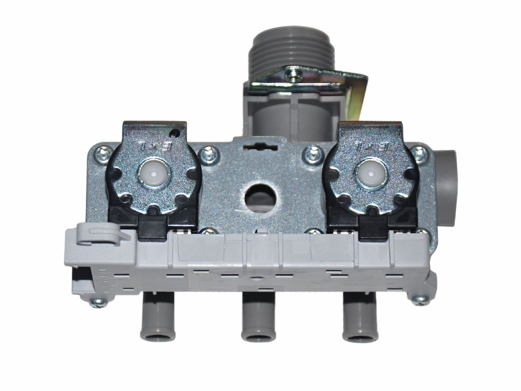 Клапан заливной 3х180 стиральной машины Haier (колодка, 2 соленоида 3Wx180 2Wx180) 0024000404D