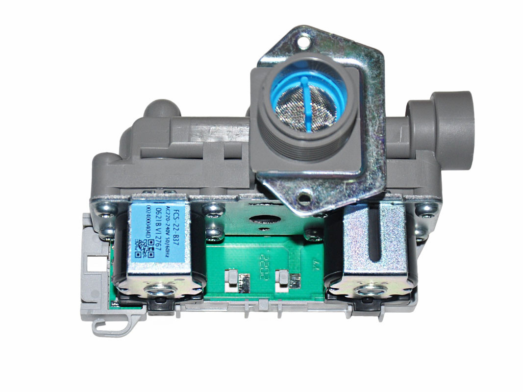 Клапан заливной 3х180 стиральной машины Haier (колодка, 2 соленоида 3Wx180 2Wx180) 0024000404D