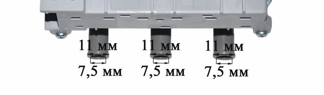Клапан заливной 3х180 стиральной машины Haier (колодка, 3 соленоида 3Wx180) 0024000404CA