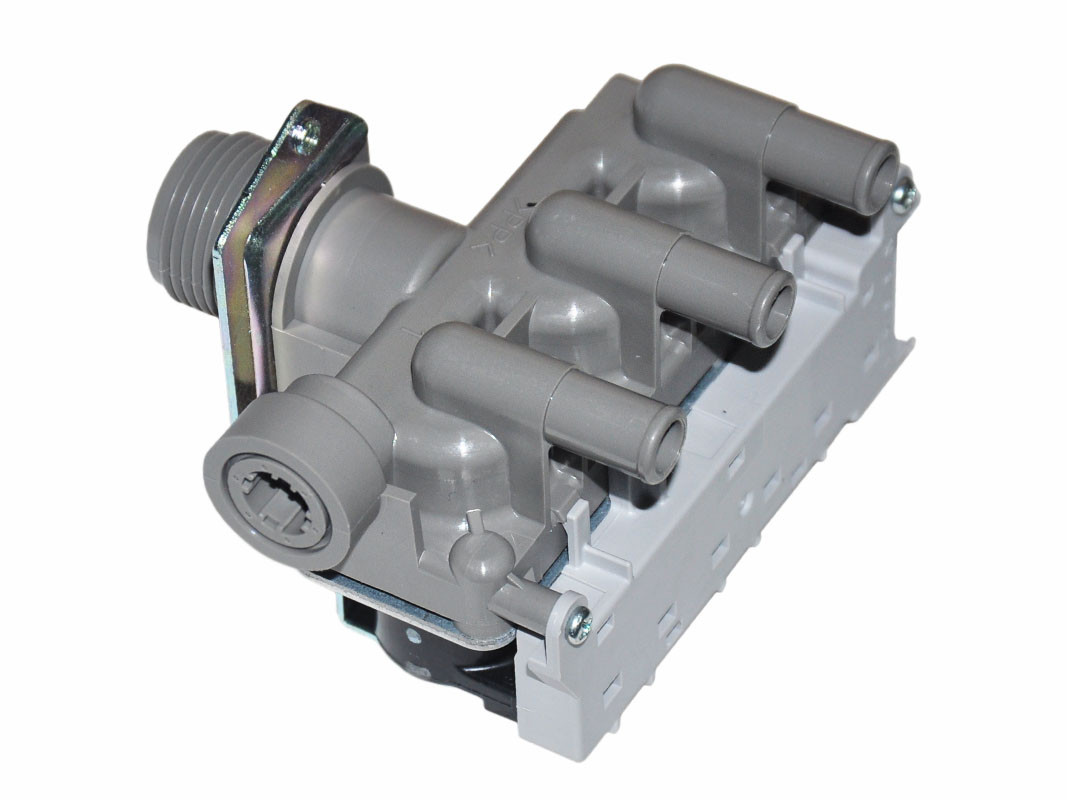 Клапан заливной 3х180 стиральной машины Haier (колодка, 3 соленоида 3Wx180) 0024000404CA