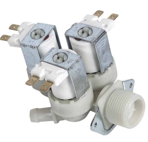 Клапан заливной 3х180 стиральной машины Beko 2005680200 оригинал