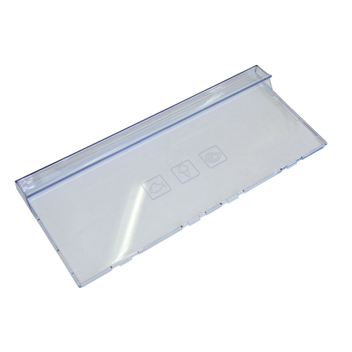 Панель (щиток) ящика морозильной камеры холодильника Beko (403х170мм) 4640620400/4640620100 оригинал