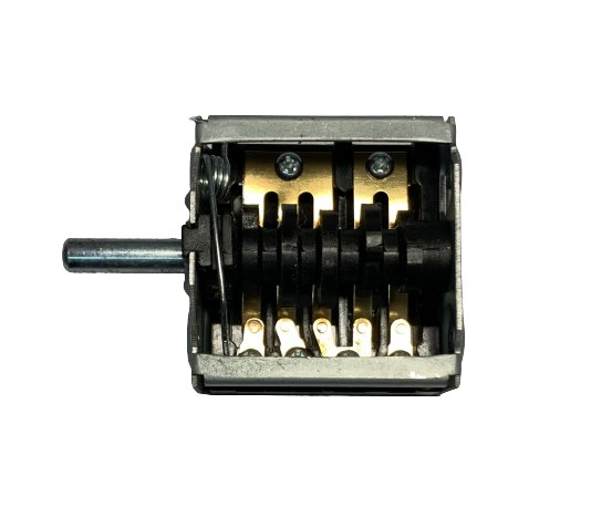 Переключатель духовки ZX-854 6+0 поз., шток L21мм 16А EP054