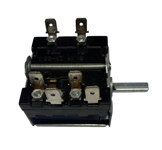 Переключатель духовки ZX-854 6+0 поз., шток L21мм 16А EP054