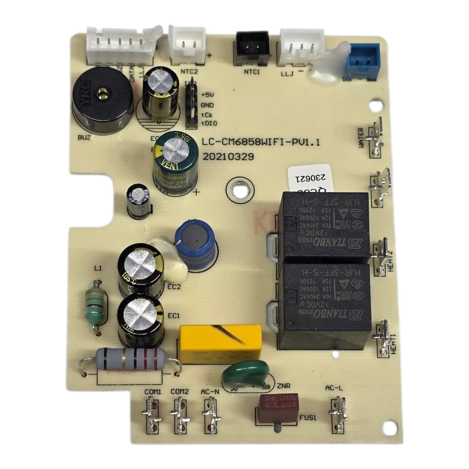 Плата силовая CM6858WIF/PU1.1 кофеварки Polaris PCM 1540IQ, 1575IQ-LC, оригинал
