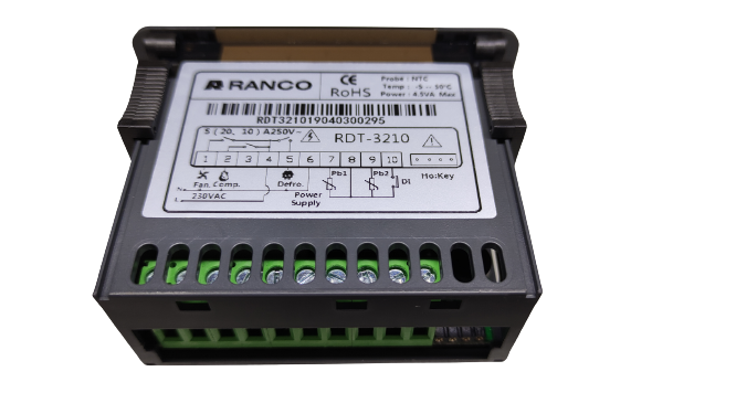 Электронный блок контроллер Ranco RDT-3210 (2 датчика, сенсорный) аналог EW974