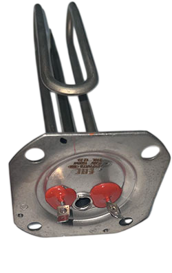 ТЭН водонагревателя 1500W квадратный фланец 90мм 4 отверстия Haier 0040401058, аналог