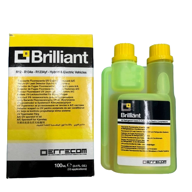 Ультрафиолетовая присадка для определения утечек Errecom Brilliant 100мл