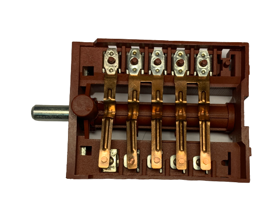 Переключатель духовки BC-502, 4+0 поз, шток L15мм, Renova