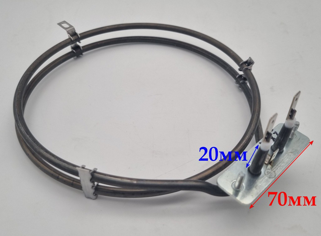 ТЭН духовки Tecnogas Gretta, Ardo круглый 195мм 2000w Thermowatt 816383, Irca 2007R687