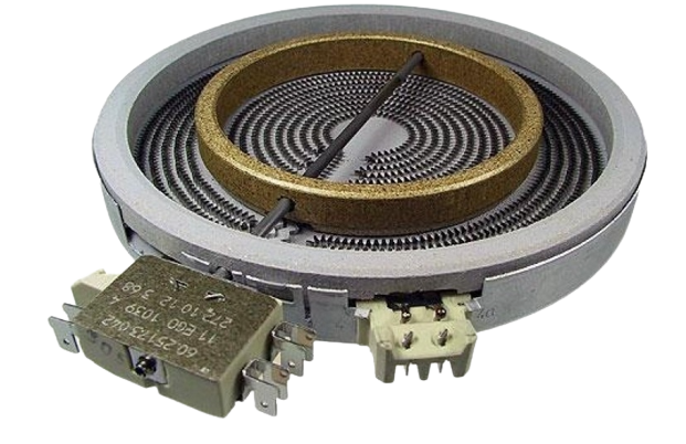 Конфорка стеклокерамики D200/125мм 1700/700W электрической плиты Indesit C00377912