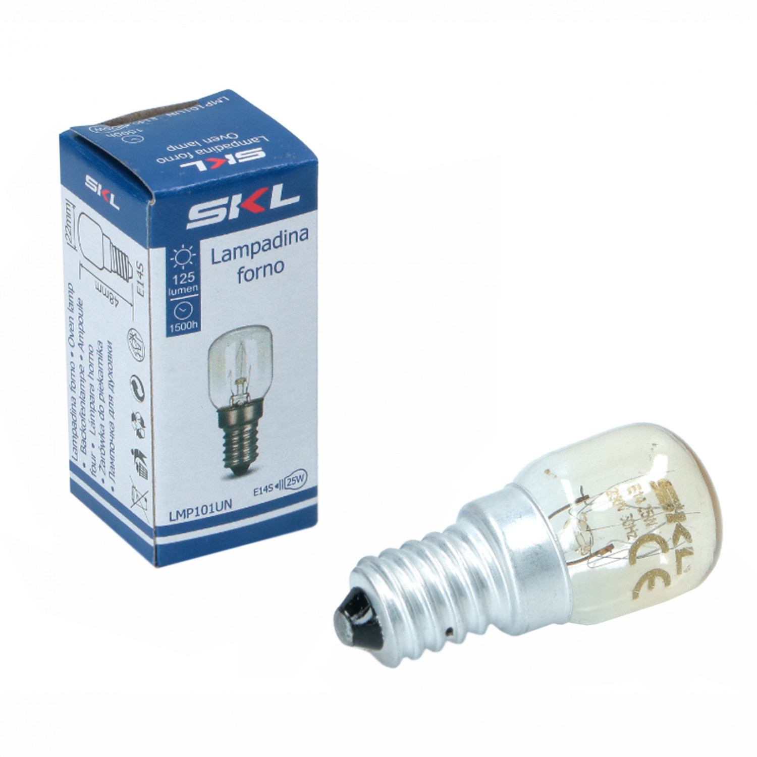 Лампочка духовки 25W E14 300`C термостойкая, аналог C00076978