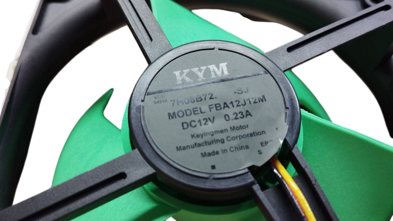 Вентилятор холодильника Haier DC12V 125х125мм в сборе, KYM FBA12J12 023A, 00014951, аналог
