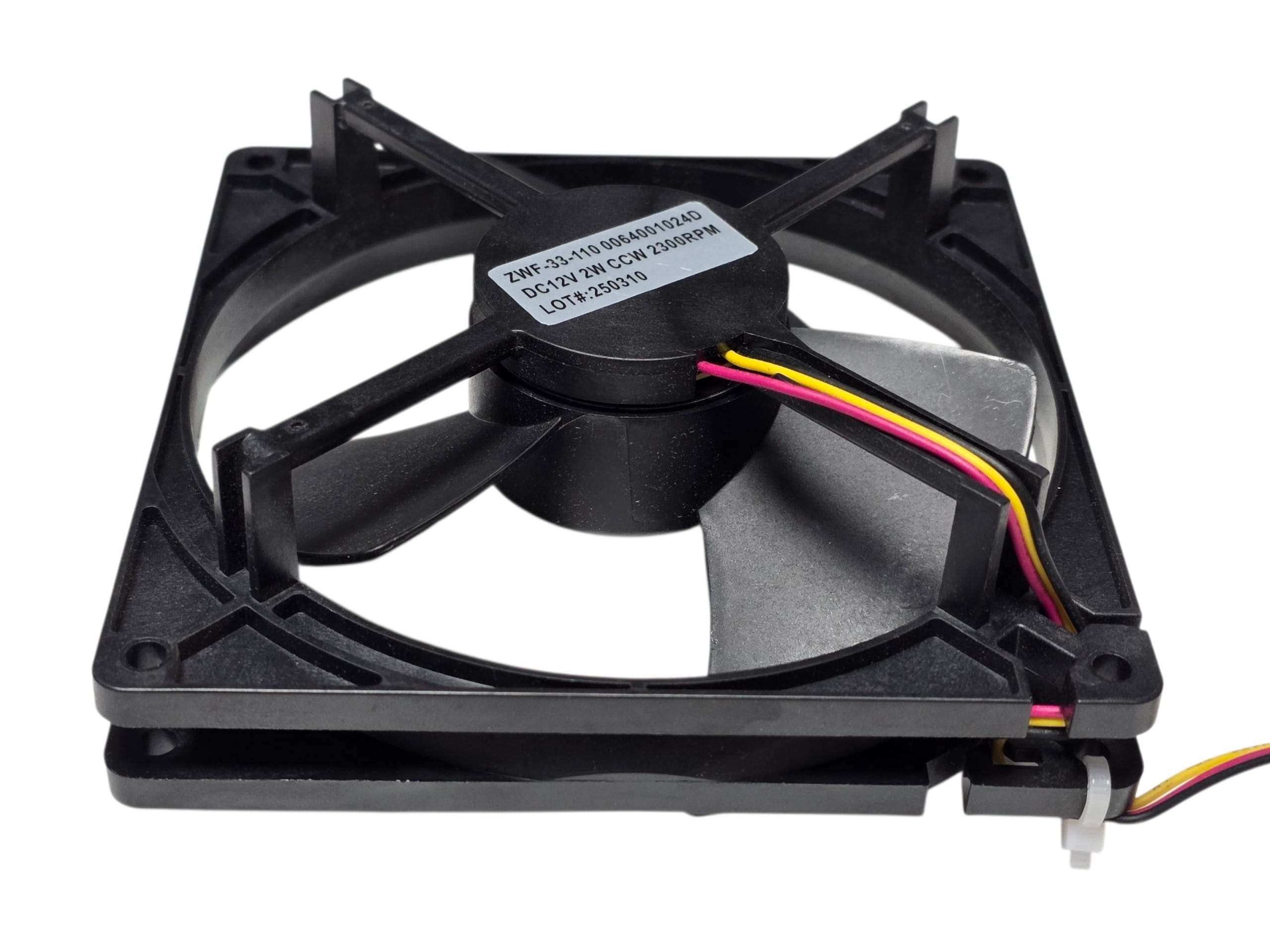 Вентилятор холодильника Haier DC12V 125х125мм в сборе, KYM FBA12J12 023A, 00014951, аналог