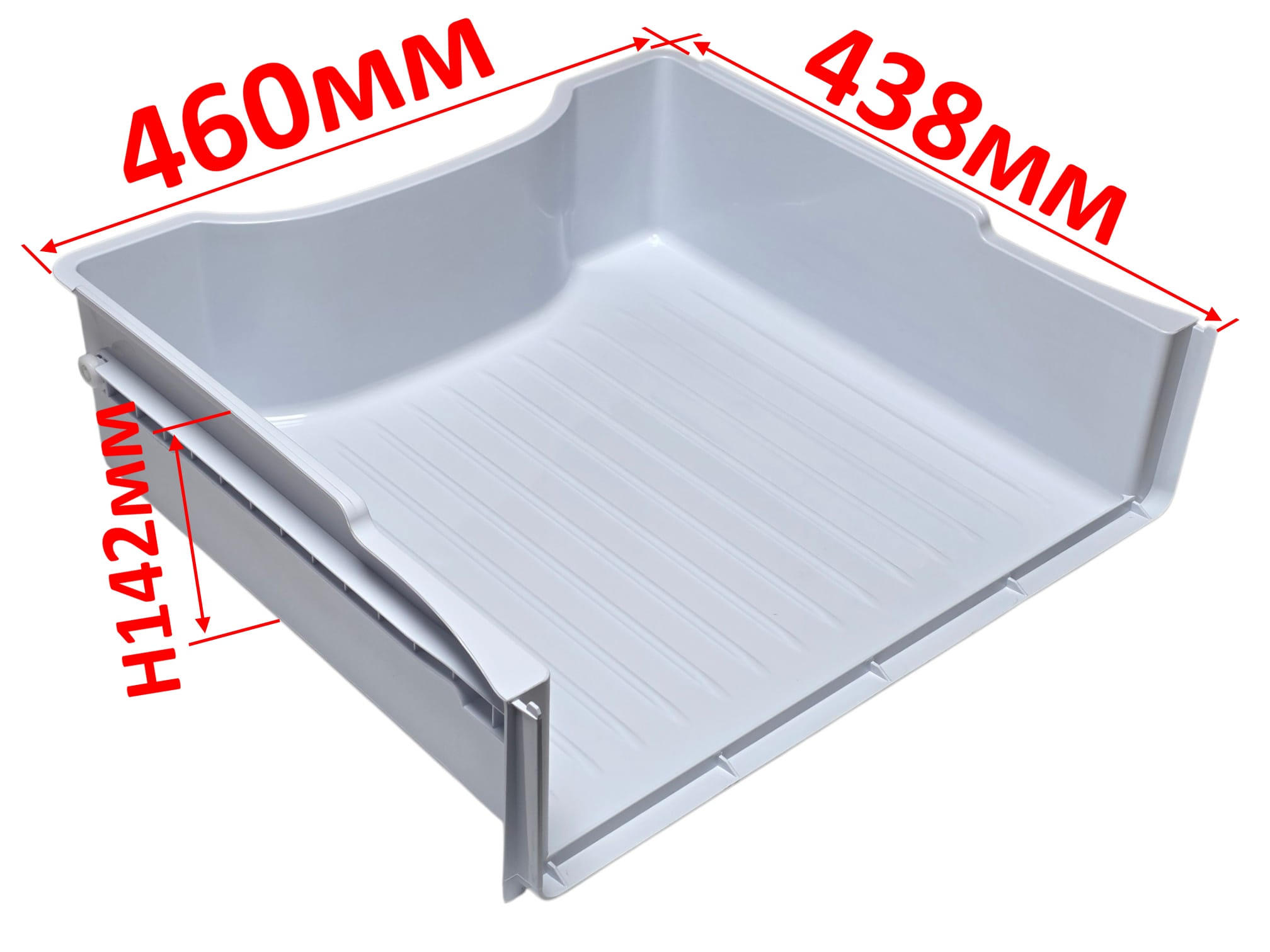 Ящик (корпус), для холодильника Indesit, Hotpoint-Ariston, овощной, 460*438*142мм, C00284100 , ориг.