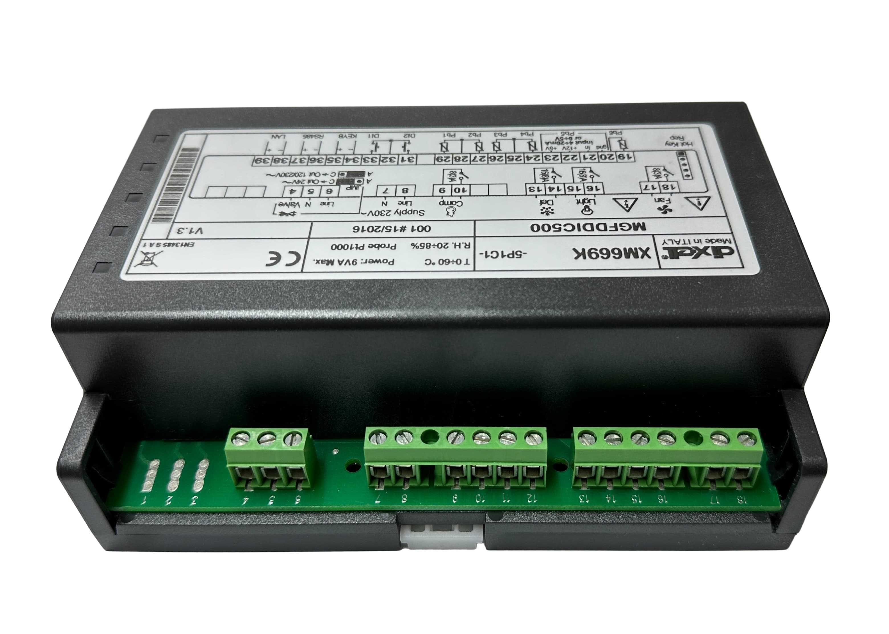 Эл.блок контроллер Dixell XM669K -5P1C1 RS485 PT1000 230V без датчиков Emerson (Италия)