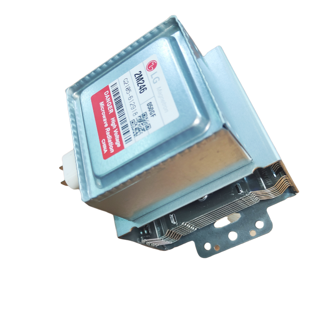 Магнетрон СВЧ-печи 1100W  2M246-050GF LG, 7 пластин 6 отверстий, 6324W1A001L