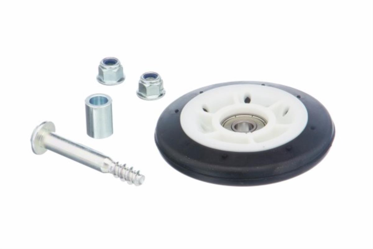 Ролик натяжной с креплением сушильной машины Bosch, Siemens, d77мм, 00613598, 00600427