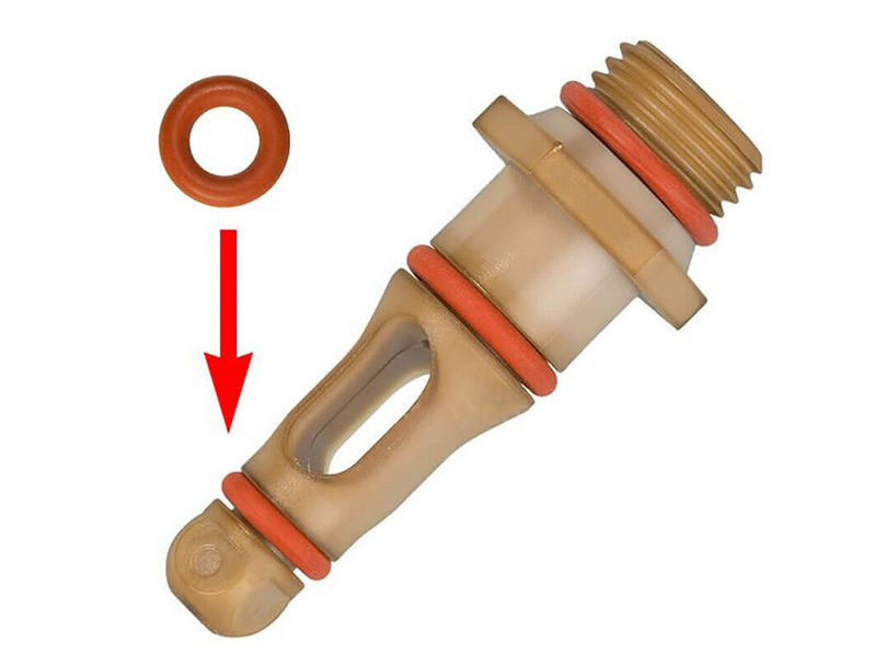 Уплотнитель штуцера бойлера кофемашины Delonghi, Saeco, Philips 996530059419
