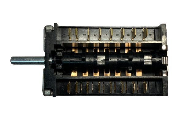 Переключатель духовки Whirlpool 42.0700.033, 7 поз., шток L23мм, 16A, C00319731