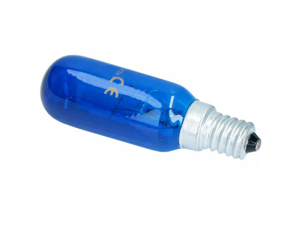 Лампочка холодильника Bosch, Siemens 25W E14 2700К дневного света  (синяя) 612235