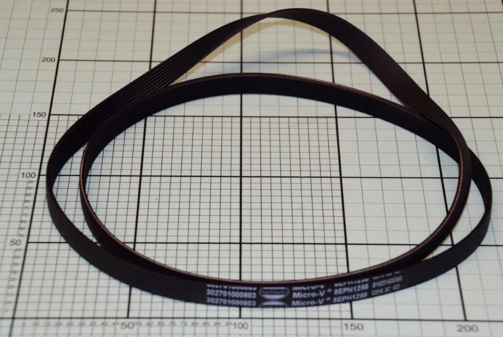 Ремень 1258 H8 Wutong стиральной машины Dexp, Hansa, Midea, L1200мм 1036157, 8EPH1258