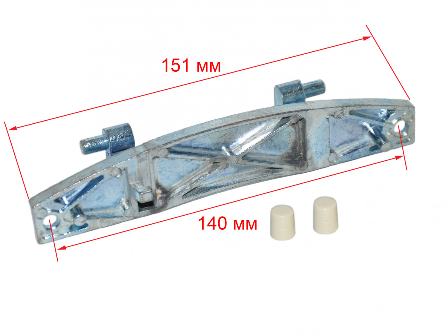 Петля люка стиральной машины Bosch, Siemens L151 мм, 605319, 608936, 655117, 530082, 2801015
