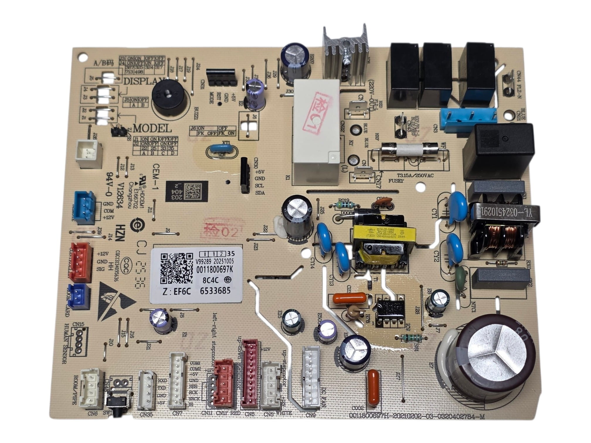 Электронный модуль управления внутреннего блока кондиционера Haier A0011800697K, оригинал