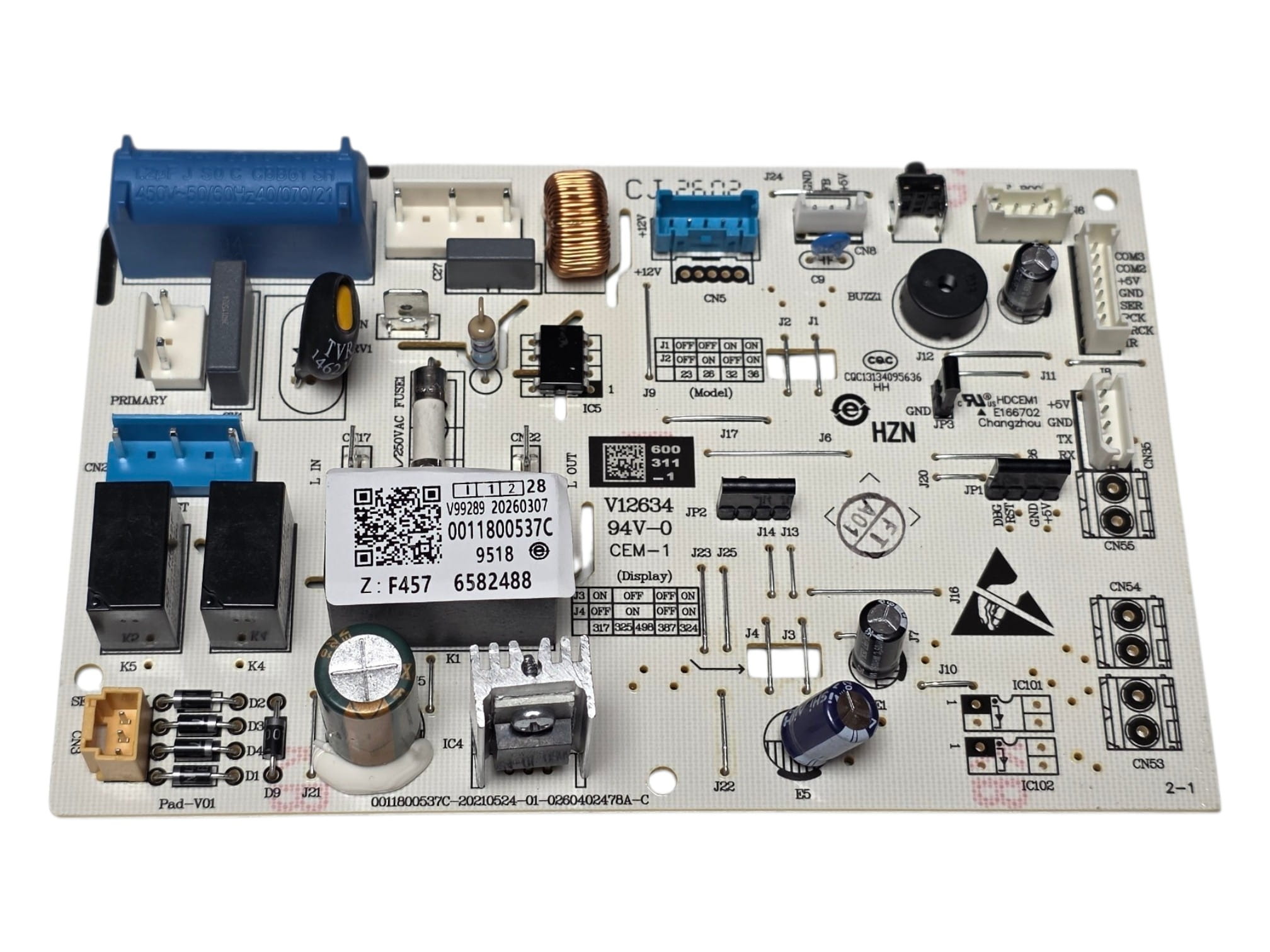 Электронный модуль управления внутренним блоком кондиционера Haier, Candy, A0011800537C, оригинал